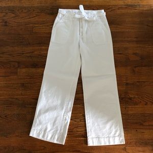 Gap Wide Leg High Rise Linen Pants